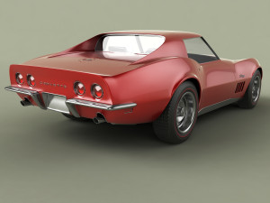 chevrolet corvette c3 coupe 3D 모델
