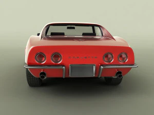 chevrolet corvette c3 coupe 3D Model
