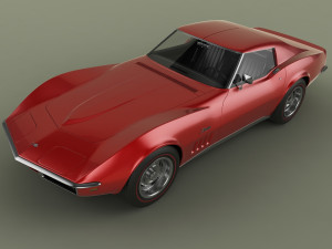 chevrolet corvette c3 coupe 3D 모델