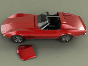 chevrolet corvette c3 coupe 3D 모델