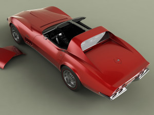 chevrolet corvette c3 coupe 3D 모델