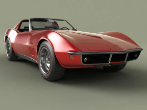 chevrolet corvette c3 coupe 3D Model