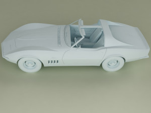 chevrolet corvette c3 coupe 3D 모델