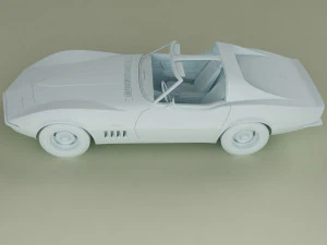chevrolet corvette c3 coupe 3D Model