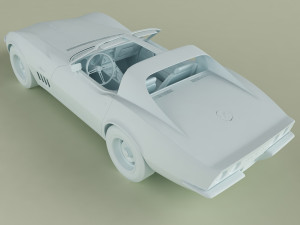 chevrolet corvette c3 coupe 3D 모델