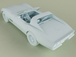 chevrolet corvette c3 coupe 3D Model