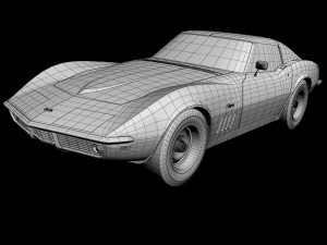 chevrolet corvette c3 coupe 3D 모델