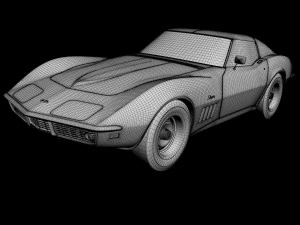 chevrolet corvette c3 coupe 3D Model