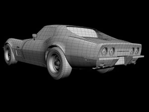 chevrolet corvette c3 coupe 3D Model