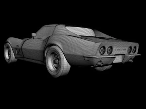 chevrolet corvette c3 coupe 3D Model