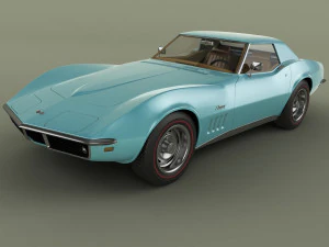 chevrolet corvette c3 cabriolet Modèle 3D