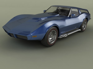 chevrolet corvette sports wagon 3D-Modell