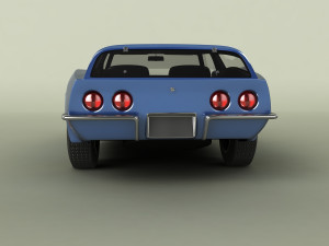 chevrolet corvette sports wagon 3D Модель