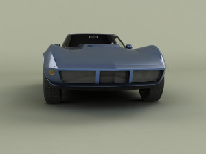 chevrolet corvette sports wagon 3D Модель