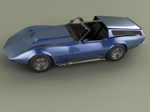 chevrolet corvette sports wagon 3D Модель