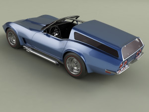 chevrolet corvette sports wagon 3D Модель