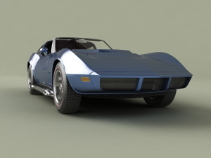 chevrolet corvette sports wagon 3D Модель