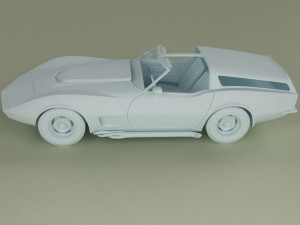 chevrolet corvette sports wagon 3D Модель