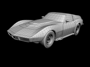 chevrolet corvette sports wagon 3D Модель