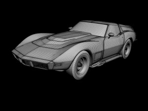 chevrolet corvette sports wagon 3D Модель