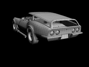 chevrolet corvette sports wagon 3D Модель