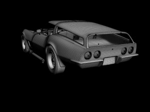 chevrolet corvette sports wagon 3D Модель