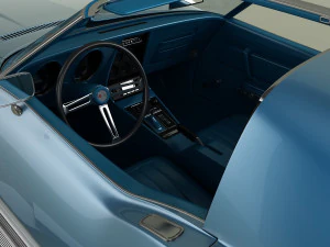 chevrolet corvette c3 coupe 427 1969 3D Model