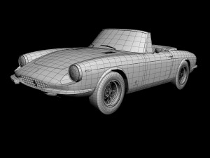 ferrari 365 gts 3Dモデル