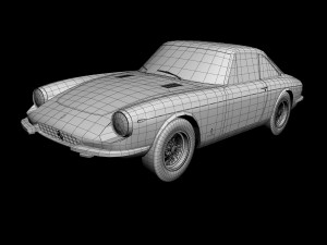 ferrari 365 gtc 3D Model
