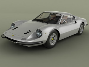 dino ferrari 246 gt 3D Model