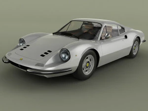 Дино Феррари 246 GT 3D Модель