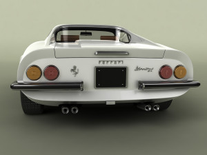 dino ferrari 246 gt Model 3D