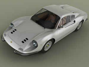 dino ferrari 246 gt Model 3D