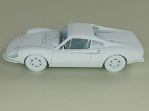 dino ferrari 246 gt Model 3D