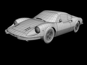 dino ferrari 246 gt Model 3D