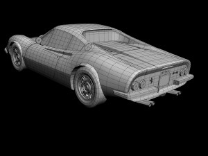 dino ferrari 246 gt Model 3D