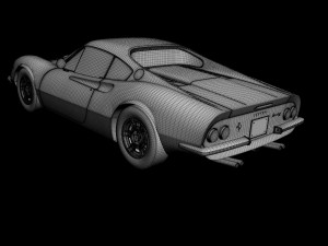 dino ferrari 246 gt Model 3D