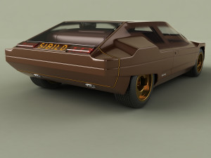 lancia sibilo Model 3D