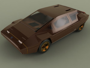 lancia sibilo Model 3D
