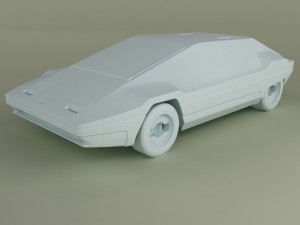 lancia sibilo Model 3D