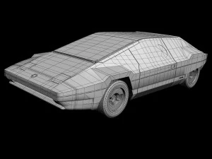 Lancia Sibilo 3D Model