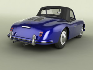 porsche 356 america roadster 3D Модель