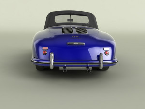 porsche 356 america roadster 3D Модель