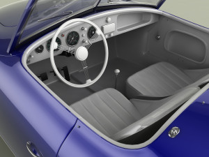 porsche 356 america roadster 3D Модель