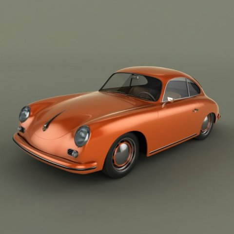 porsche 356 Modelo 3D .c4d .max .obj .3ds .fbx .stl .blend 