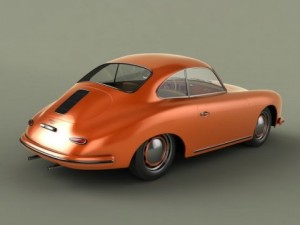 porsche 356 Modelo 3D