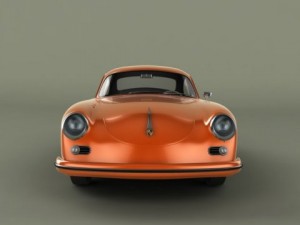 porsche 356 Modelo 3D