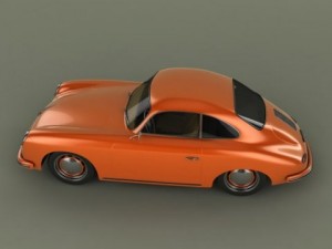 porsche 356 Modelo 3D