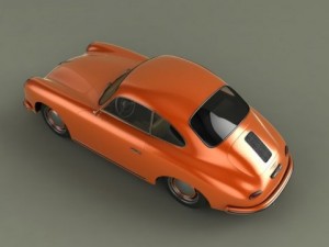 porsche 356 Modelo 3D