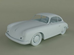 porsche 356 Modelo 3D